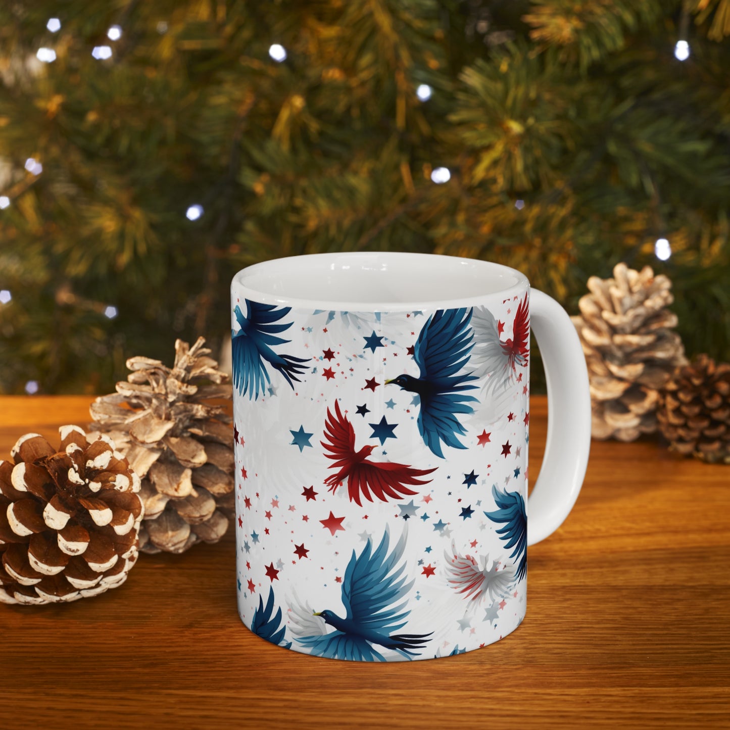 Free Bird - #Merica Mug - Ceramic Mug 11oz