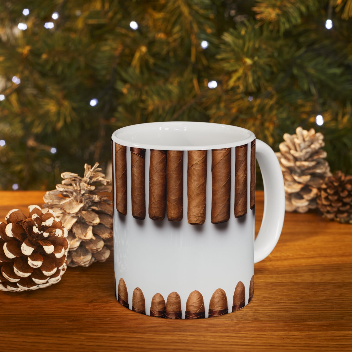 A Morning Sip and a Smoke Mug - Ceramic Mug 11oz