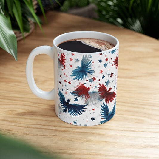 Free Bird - #Merica Mug - Ceramic Mug 11oz