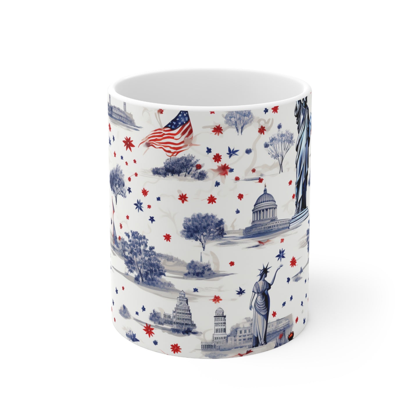 Lady Liberty Independence - #Merica Mug - Ceramic Mug 11oz